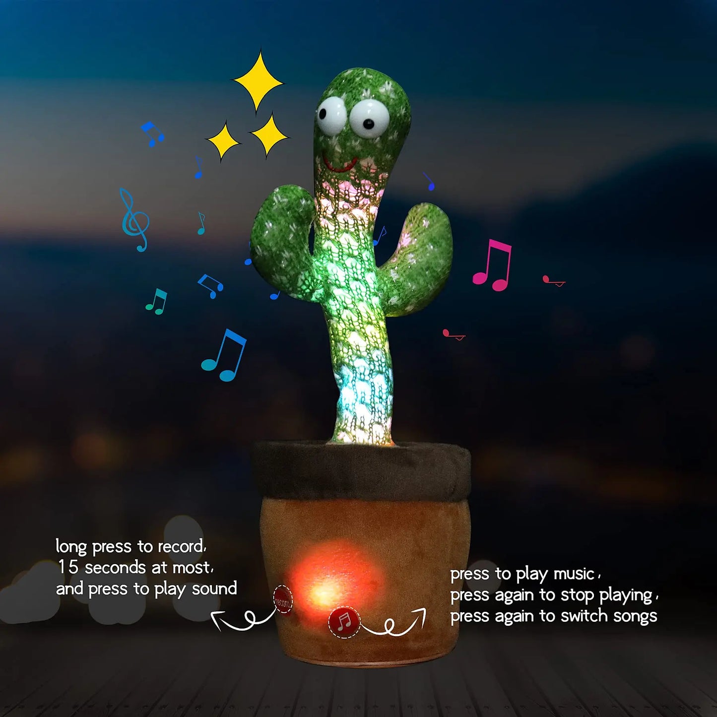 SOFTHAVEN™-Cacto Dancing Cactus Plush Toy