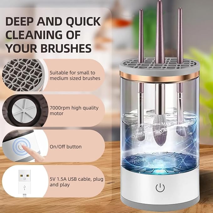 SOFTHAVEN™-Electric Makeup Brush Cleaner