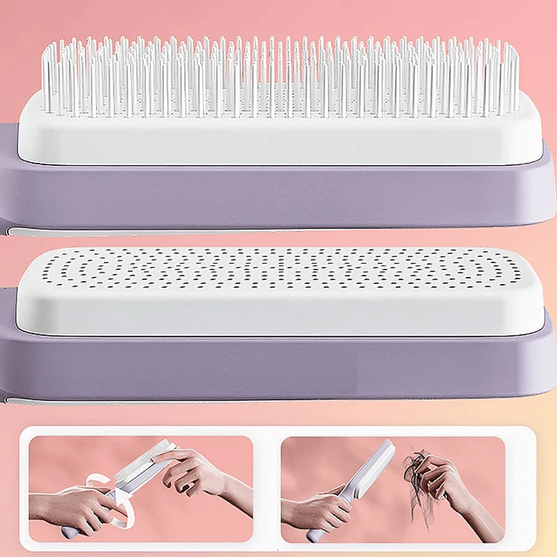 SOFTHAVEN™-SELF CLEANING HAIR COMB (IMPORTED)